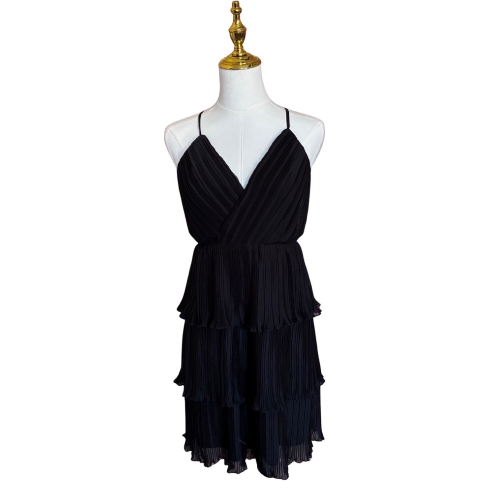 Altar'd State Black Layered Mini Dress NWT